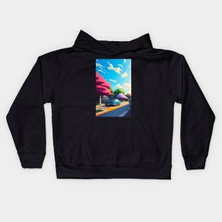 Anime Retro Vibes Kids Hoodie